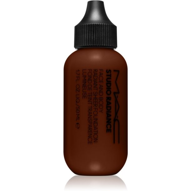 MAC Cosmetics  Studio Radiance Face and Body Radiant Sheer Foundation лек фон дьо тен за лице и тяло цвят N9 50 мл.