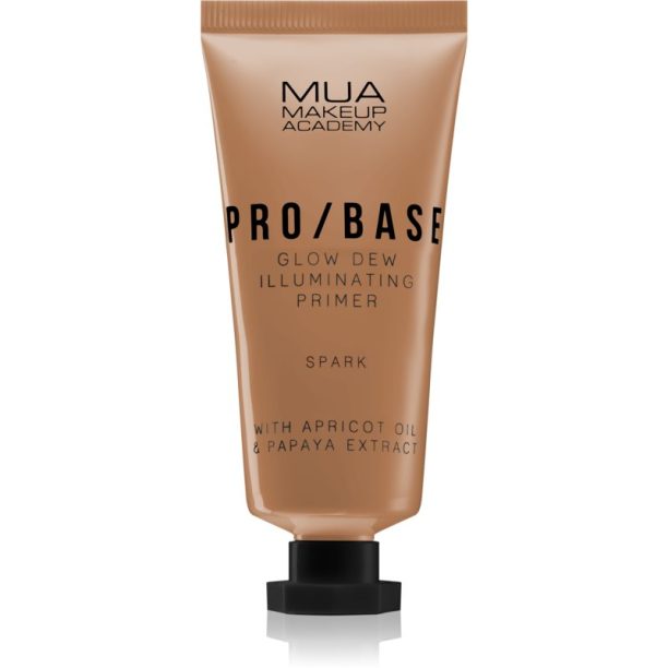 MUA Makeup Academy PRO/BASE Glow Dew озаряваща база цвят Spark 30 мл. на ниска цена