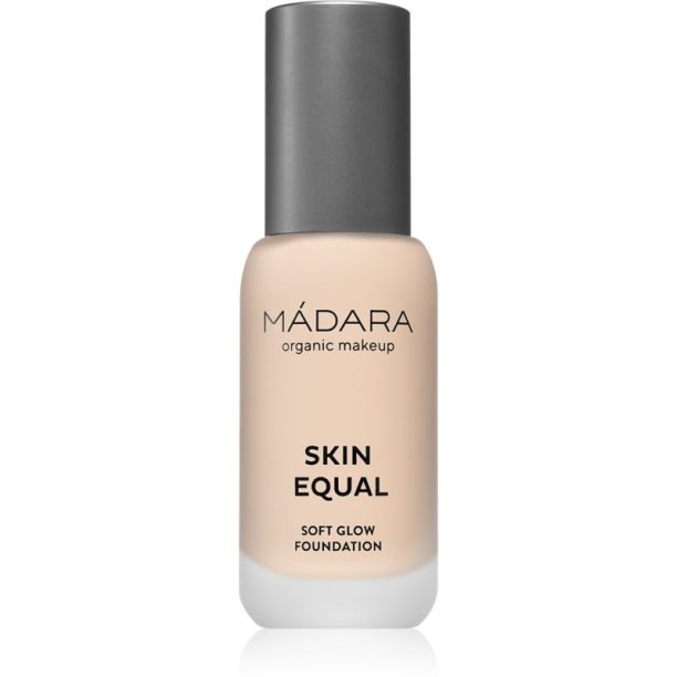 Mádara SKIN EQUAL FOUNDATION озаряващ фон дьо тен за естествен вид SPF 15 цвят #20 Ivory 30 мл.