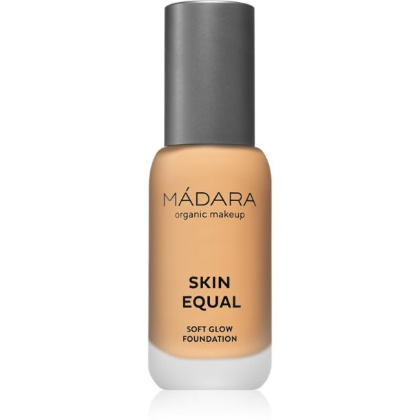 Mádara SKIN EQUAL FOUNDATION озаряващ фон дьо тен за естествен вид SPF 15 цвят #50 Golden Sand 30 мл.