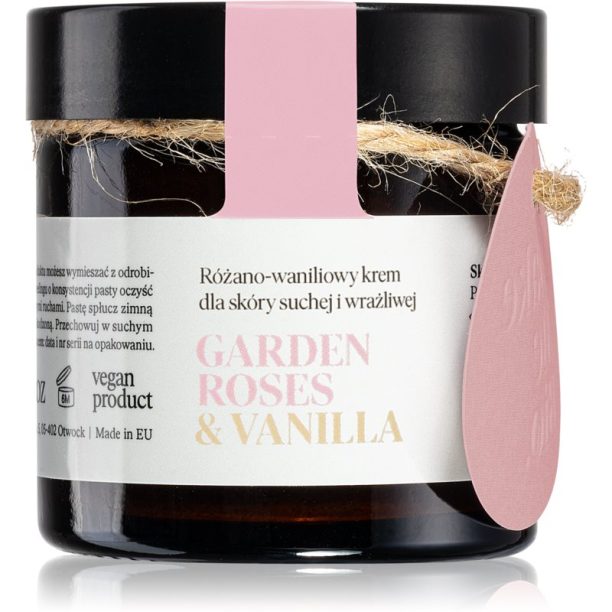 Make Me BIO Garden Roses & Vanilla подхранващ хидратиращ крем за суха към изключително суха чувствителна кожа 60 мл.