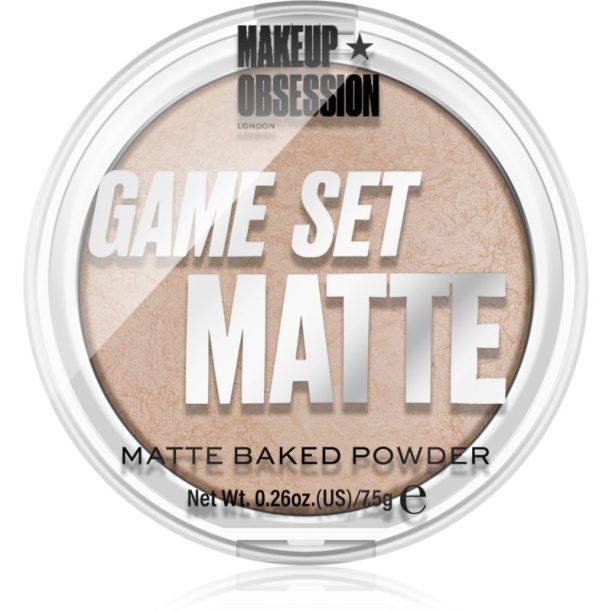 Makeup Obsession Game Set Matte печена матираща пудра цвят Navagio 7.5 гр.