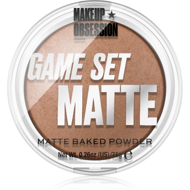 Makeup Obsession Game Set Matte печена матираща пудра цвят Sahara 7.5 гр.