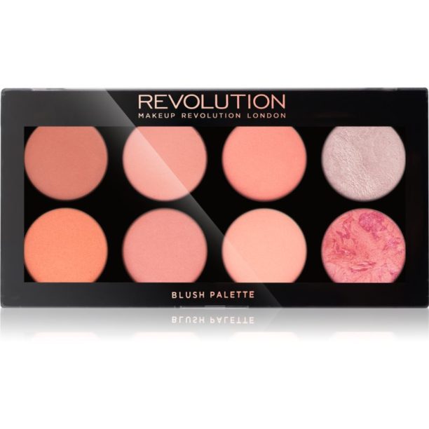 Makeup Revolution Ultra Blush палитра с ружове цвят Hot Spice 13 гр.