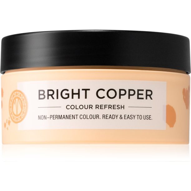 Maria Nila Colour Refresh Bright Copper нежна подхранваща маска без перманентни цветови пигменти издържа 4 – 10 измивания 7.40 100 мл. на ниска цена