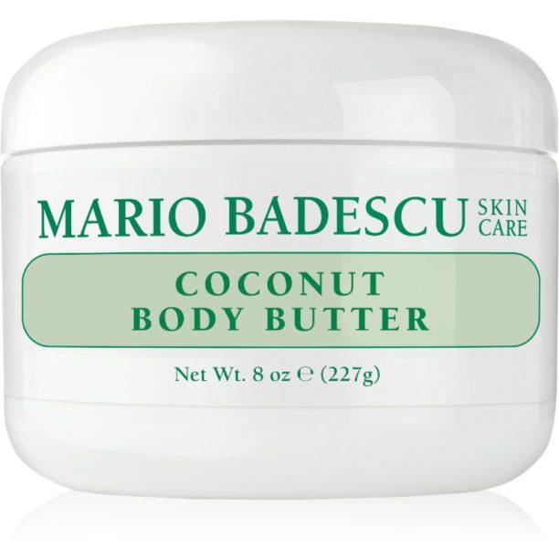 Mario Badescu Coconut Body Butter дълбоко хидратиращо масло за тяло с кокос 227 гр. на ниска цена