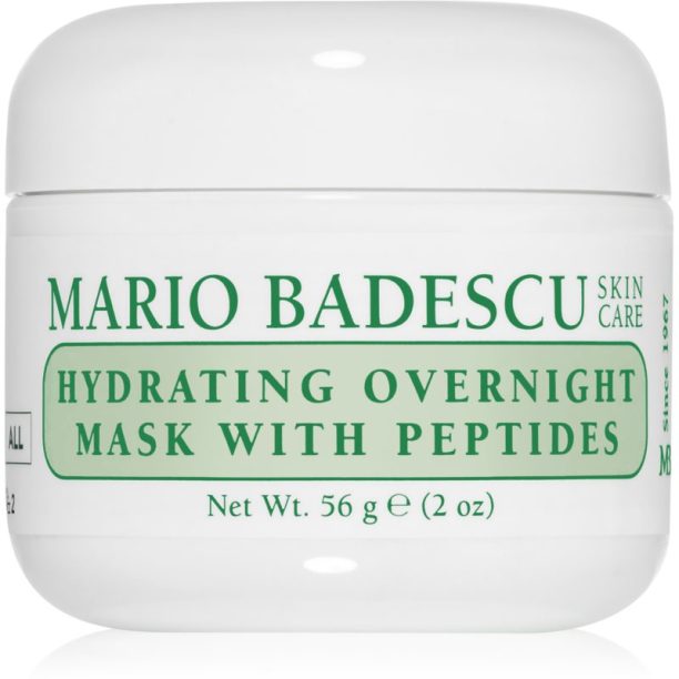 Mario Badescu Hydrating Overnight Mask with Peptides нощна маска 56 гр. на ниска цена