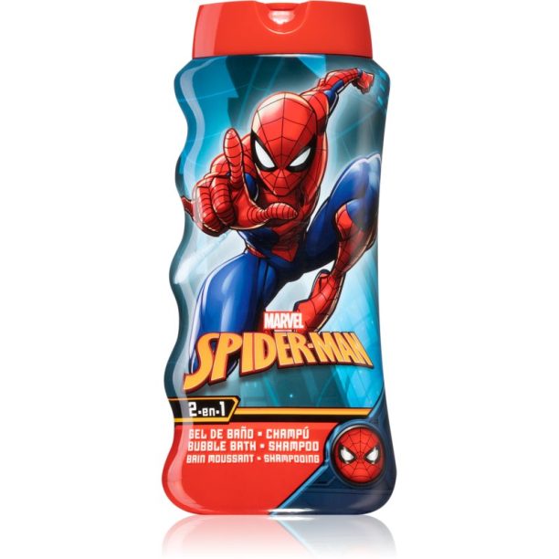 Marvel Spiderman Bubble Bath and Shampoo Гел за душ и вана за деца 475 мл.