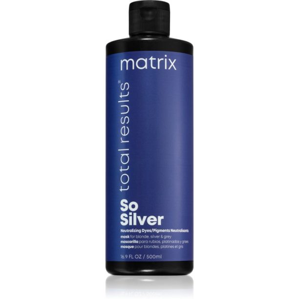 Matrix So Silver маска неутрализиращ жълтеникавите оттенъци 500 мл.