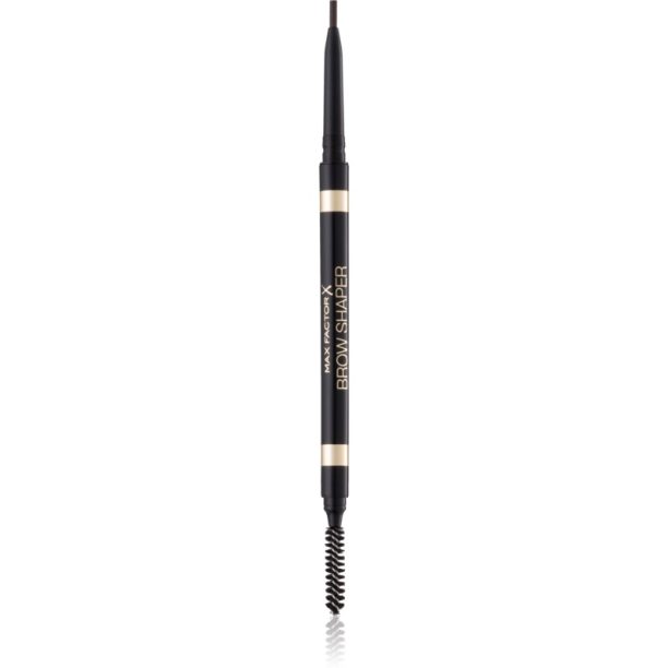 Max Factor Brow Shaper автоматичен молив за вежди с четка цвят 30 Deep Brown на ниска цена