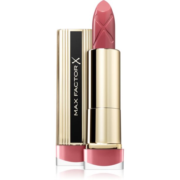 Max Factor Colour Elixir 24HR Moisture овлажняващо червило цвят 020 Burnt Caramel 4