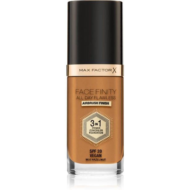 Max Factor Facefinity All Day Flawless дълготраен фон дьо тен SPF 20 цвят W95 Hazelnut 30 мл. на ниска цена