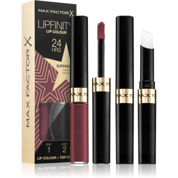 Max Factor Lipfinity Rising Stars дълготрайно течно червило с балсам цвят 86 Superstar