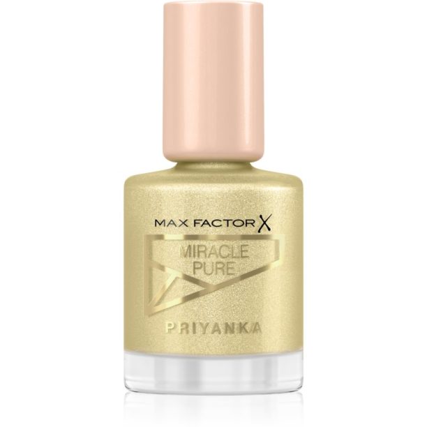 Max Factor x Priyanka Miracle Pure подхранващ лак за нокти цвят 714 Sunrise Glow 12 мл. на ниска цена