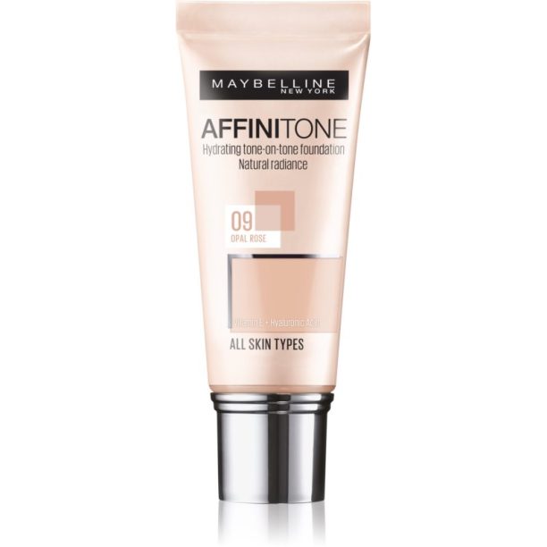 Maybelline Affinitone хидратиращ фон дьо тен цвят 09 Opal Rose 30 мл.