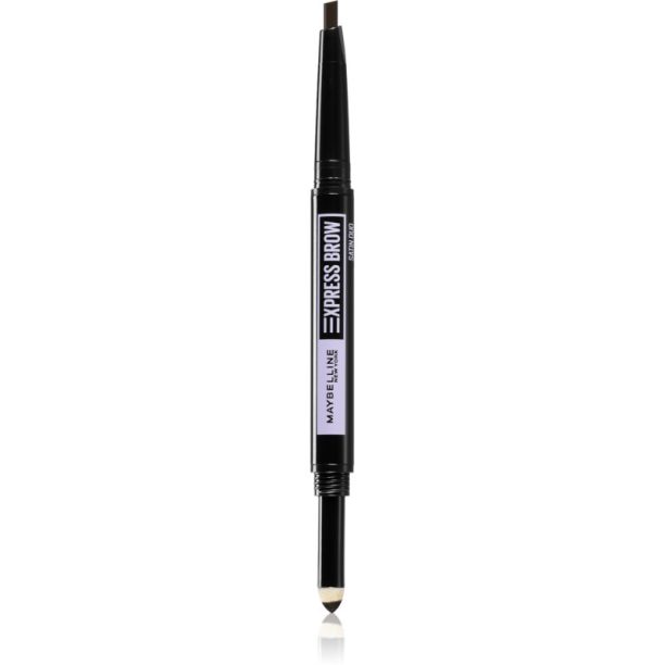 Maybelline Express Brow Satin Duo молив и пудра за вежди дуо цвят 04 - Dark Brown