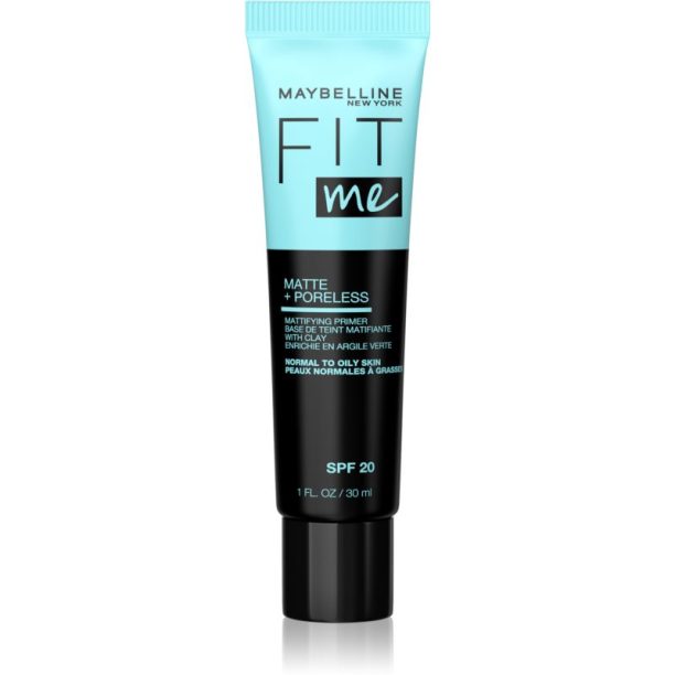 Maybelline Fit Me! Matte+Poreless матираща основа под фон дьо тен 30 мл.