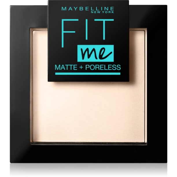 Maybelline Fit Me! Matte+Poreless матираща пудра цвят 105 Natural Ivory 9 гр.