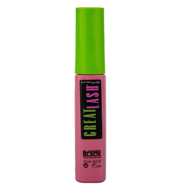 Maybelline Great Lash Blackest Black спирала цвят Blackest Black 12.5 мл. на ниска цена