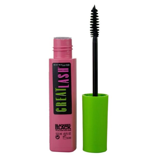 Maybelline Great Lash Blackest Black спирала цвят Blackest Black 12.5 мл.