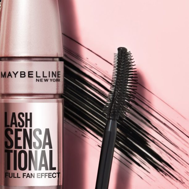 Maybelline Lash Sensational удължаваща спирала за плътни мигли цвят 01 - Very Black 9