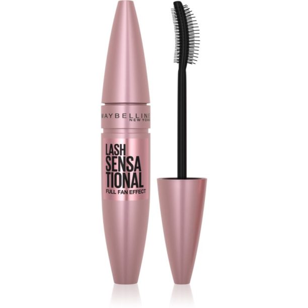 Maybelline Lash Sensational удължаваща спирала за плътни мигли цвят 01 - Very Black 9