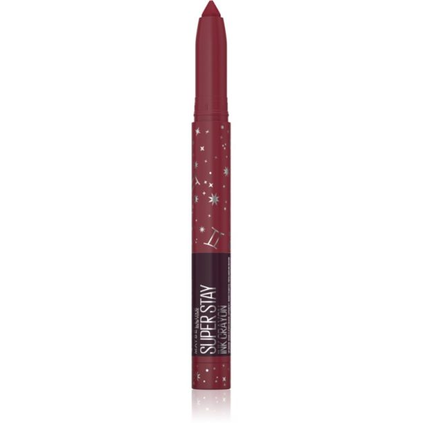 Maybelline SuperStay Ink Crayon Zodiac стик-червило цвят 55 Make it happen - Gemini 2 гр. на ниска цена