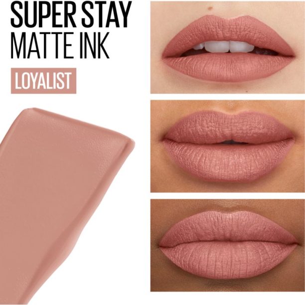 Maybelline SuperStay Matte Ink матиращо течно червило за дълготраен ефект цвят 05 Loyalist 5 мл. купи на топ цена