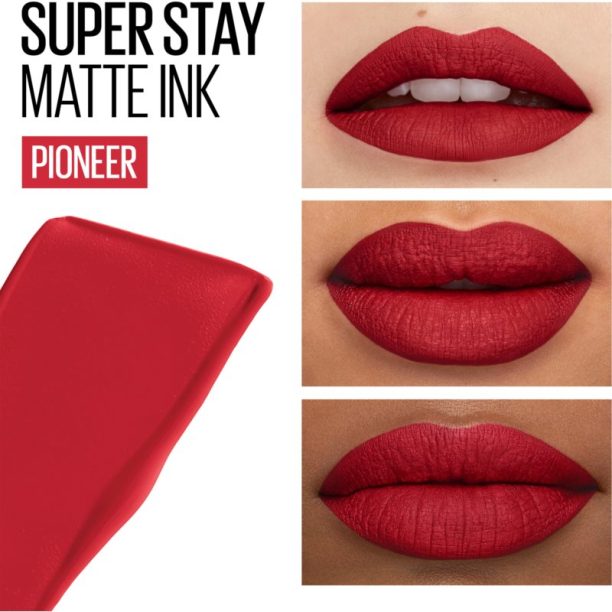 Maybelline SuperStay Matte Ink матиращо течно червило за дълготраен ефект цвят 20 Pioneer 5 мл. купи на топ цена