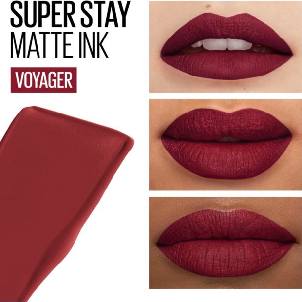 Maybelline SuperStay Matte Ink матиращо течно червило за дълготраен ефект цвят 50 Voyager 5 мл. купи на топ цена