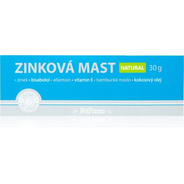 MedPharma Zinková mast Natural успокояващ мехлем за лице 30 гр.