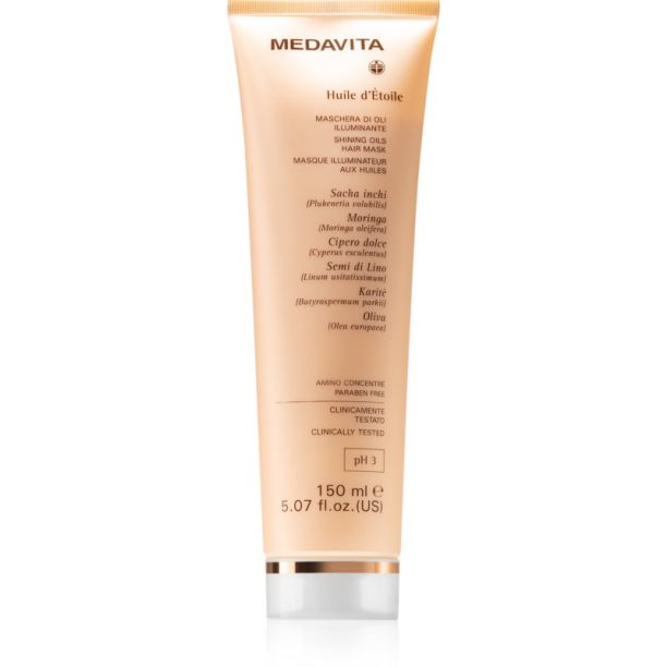 Medavita Huile d'Étolle Shinning Oils Hair Mask маслена маска За коса 150 мл.