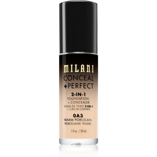 Milani Conceal + Perfect 2-in-1 Foundation And Concealer фон дьо тен 0A3 Warm Porcelain 30 мл.