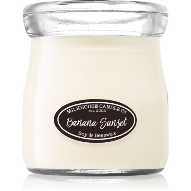 Milkhouse Candle Co. Creamery Banana Sunset ароматна свещ Cream Jar 142 гр.