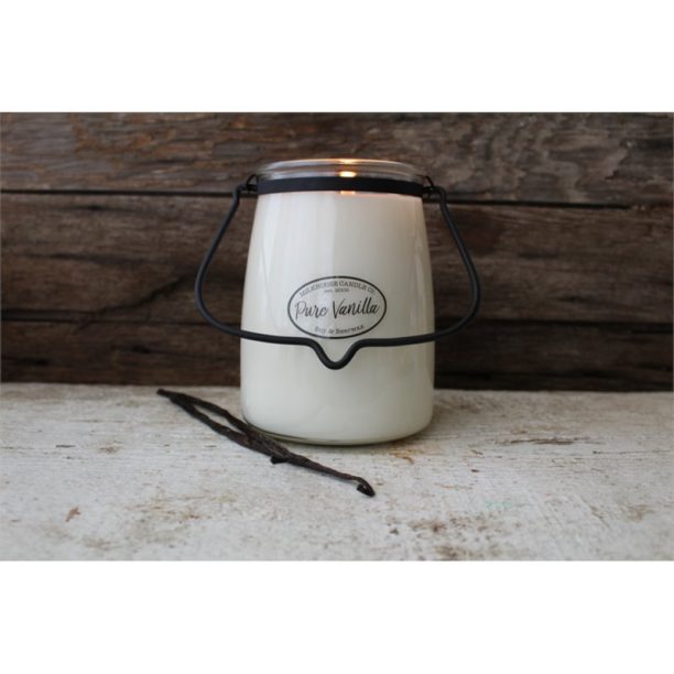 Milkhouse Candle Co. Creamery Pure Vanilla ароматна свещ Butter Jar 624 гр. на ниска цена