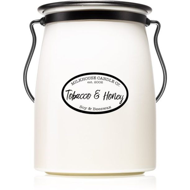 Milkhouse Candle Co. Creamery Tobacco & Honey ароматна свещ Butter Jar 624 гр.