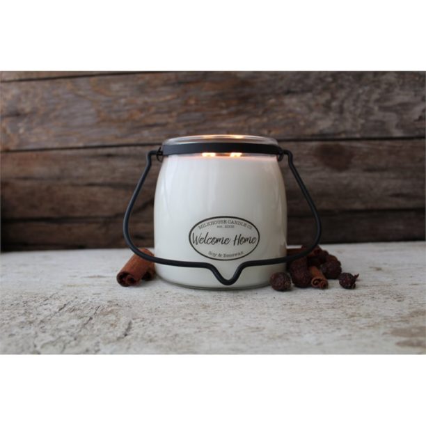 Milkhouse Candle Co. Creamery Welcome Home ароматна свещ  Butter Jar 454 гр. на ниска цена