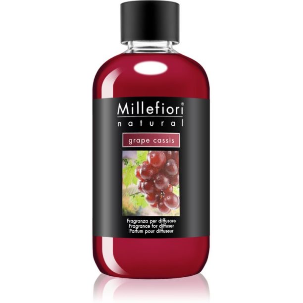 Millefiori Natural Grape Cassis пълнител за арома дифузери 250 мл.