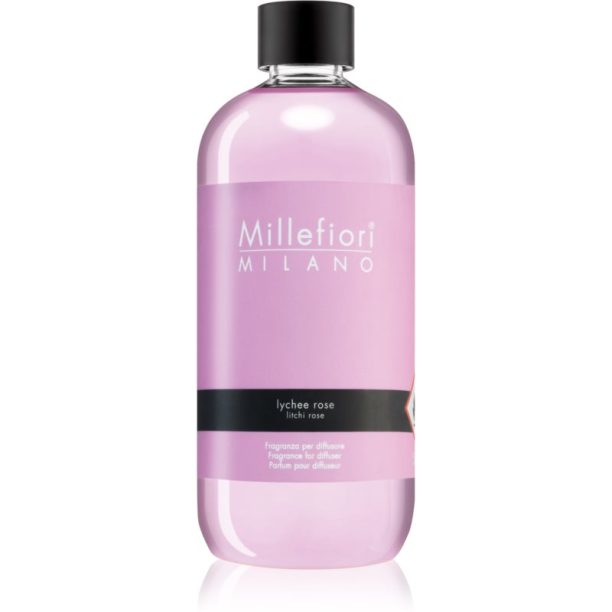 Millefiori Natural Lychee Rose пълнител за арома дифузери 500 мл.