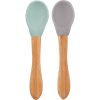 Minikoioi Spoon with Bamboo Handle лъжичка River Green/Powder Grey 2 бр.