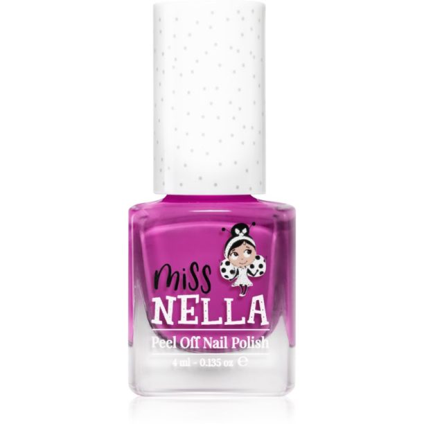 Miss Nella Peel Off Nail Polish лак за нокти за деца MN04 Little Poppet 4 мл.