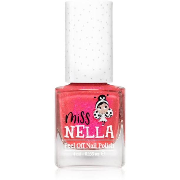 Miss Nella Peel Off Nail Polish лак за нокти за деца MN10 Tickle Me Pink 4 мл.