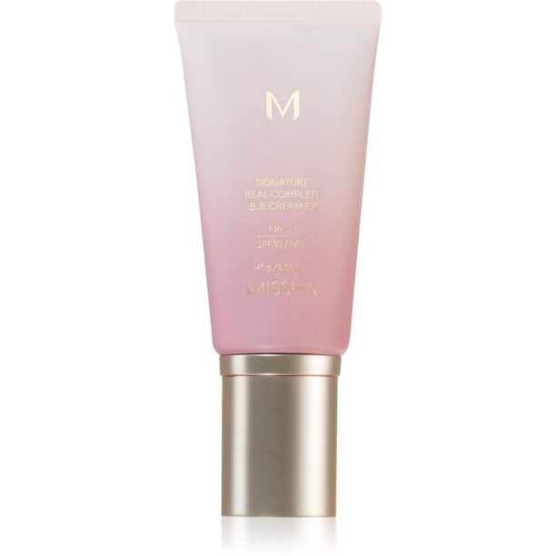 Missha M Signature Real Complete Ex ВВ крем за безупречен изравнен тен на кожата SPF 30 цвят No.21 45 гр.