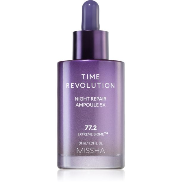 Missha Time Revolution Night Repair Ampoule интензивна нощна грижа с анти-бръчков ефект 50 мл.