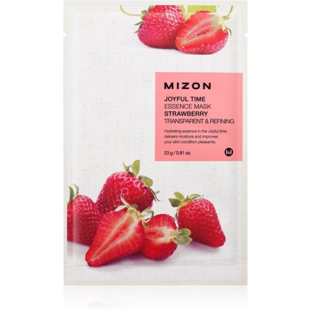 Mizon Joyful Time Strawberry платнена маска с омекотяващ ефект 23 гр.