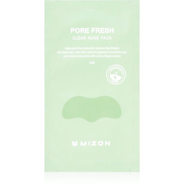 Mizon Pore Fresh почистваща лепенка за запушени пори по носа 1 бр.