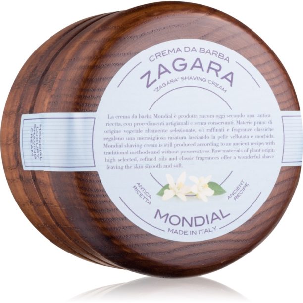 Mondial Luxury Wooden Bowl крем за бръснене Zagara 140 мл.