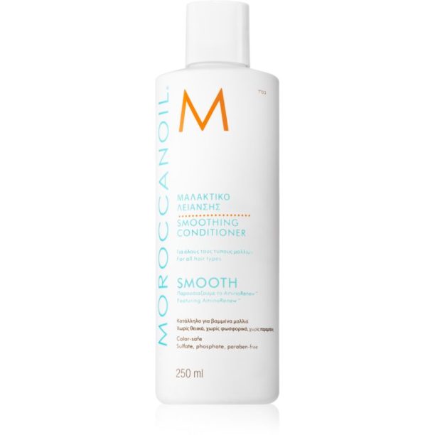 Moroccanoil Smooth възстановяващ балсам за изглаждане и подхранване на непокорна коса 250 мл. на ниска цена