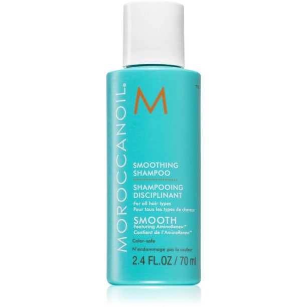 Moroccanoil Smooth възстановяващ шампоан за изглаждане и подхранване на непокорна коса 70 мл.