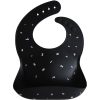 Mushie Silicone Baby Bib лигавник Black Numbers 1 бр.